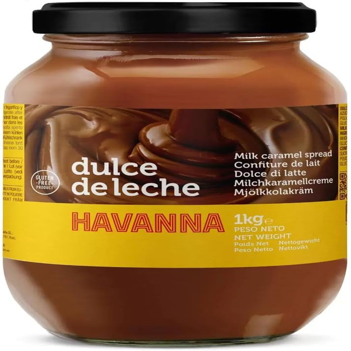 Havana Dulce De Leche Milk Caramel Spread, 1kg (2 PACK)
