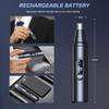 Nose Hair Trimmer, YiYunTE USB Rechargeable Beard Trimmer Men Women, Nose Hair Beard Trimmer Professional with LED Display, Waterproof Hair Remover Nose for Ears Eyebrows Face Facial Hair view 2