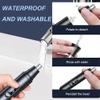 Nose Hair Trimmer, YiYunTE USB Rechargeable Beard Trimmer Men Women, Nose Hair Beard Trimmer Professional with LED Display, Waterproof Hair Remover Nose for Ears Eyebrows Face Facial Hair view 4
