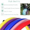 22/24 Inch Wheelchair Cover,Wheelchair Push Rim Covers,1 Pair Silicone Wheelchair Cover,Non-Slip Wear-Resistant Rear Wheel Push Ring Protective Cover(Purple,24in) view 2
