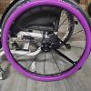22/24in Wheelchair Push Rim Covers, 1 Pair Non-Slip Wear-Resistant Hand Push Cover, Wheelchair Accessories(Purple,22in) view 1