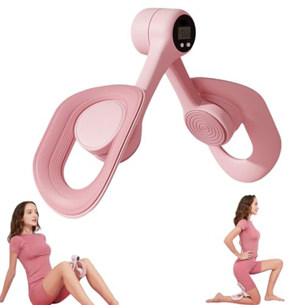 Imgjsx Aurora Glaze Pelvic Floor Trainer, 2025 New Upgraded , Intelligent Counting, 360 Rotation, Anti Slip Design, Thigh Toner Workout (Pink)