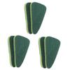 Didiseaon 6pcs Bathroom Floor Brush Scrubber Head Multipurpose Cleaning Scrub Tile Corner Brush Head for Stain Removal in Kitchen and Bathroom view 1