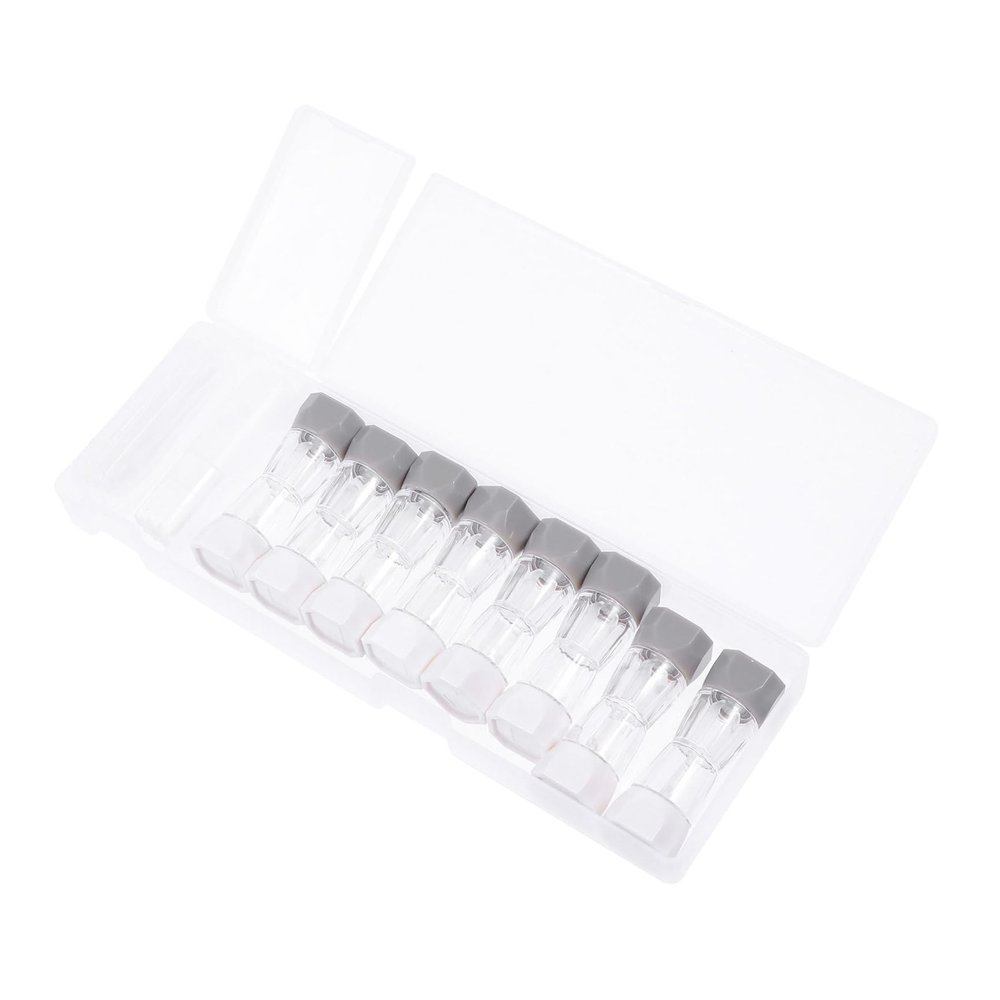 Anneome 8pc Contact Lens Box Useful Travel Lens Case for Contacts Lenses Creative Holder for Small Boxes Lids