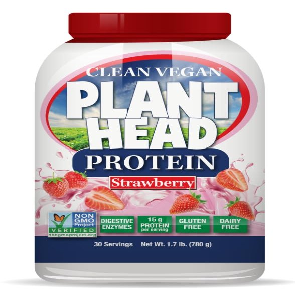Natural's Answer Plant Head Real Meal Protein Protein (780, Strawberry)