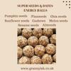 Super Seeds and Dates Energy Balls |17 Pieces|Vegan | Healthy Snacking Option |No Added Refined Sugar view 2