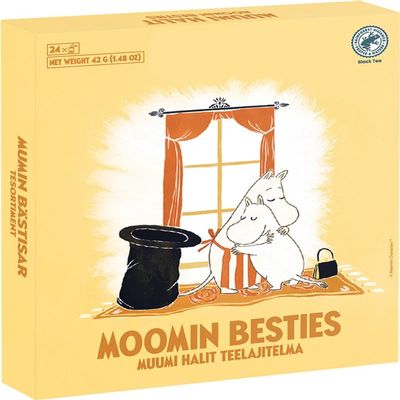 Nordqvist Besties Tea Gift Box, Assorted 4 Flavours, 24 Tea Bags, 42g