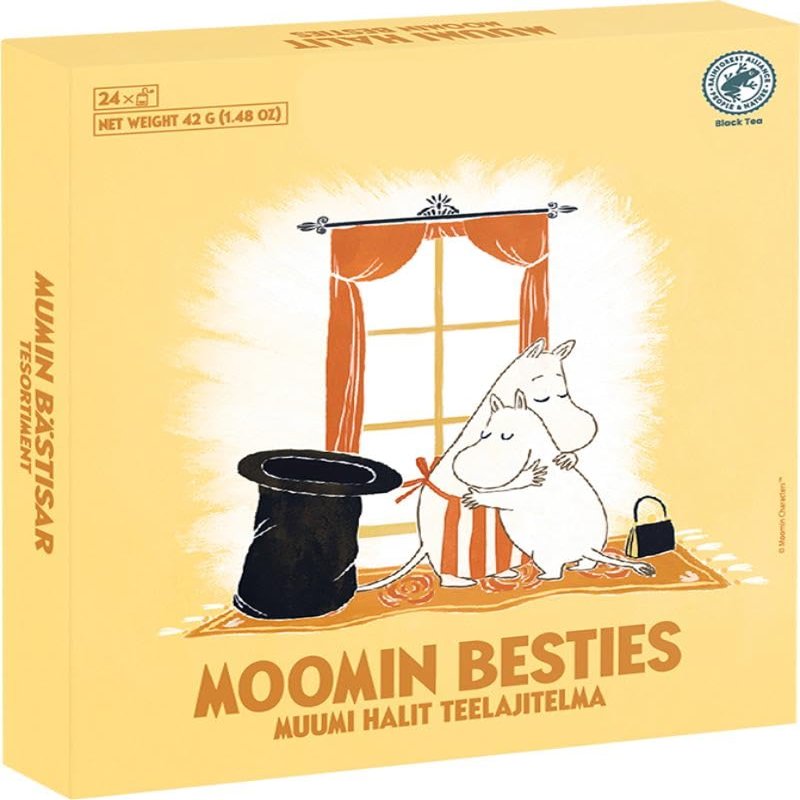 Nordqvist Besties Tea Gift Box, Assorted 4 Flavours, 24 Tea Bags, 42g