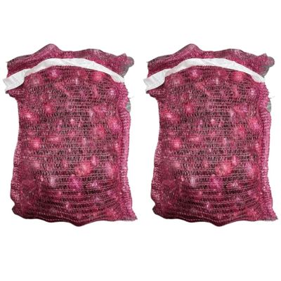 Fresh Red Onion Bag 4kG | Premium Quality, Sweet & Mild Flavor | Pack of 2