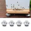 Ant Proof Hive Feet 4X Ant Proof Stainless Steel Bee Hive Feet For view 4