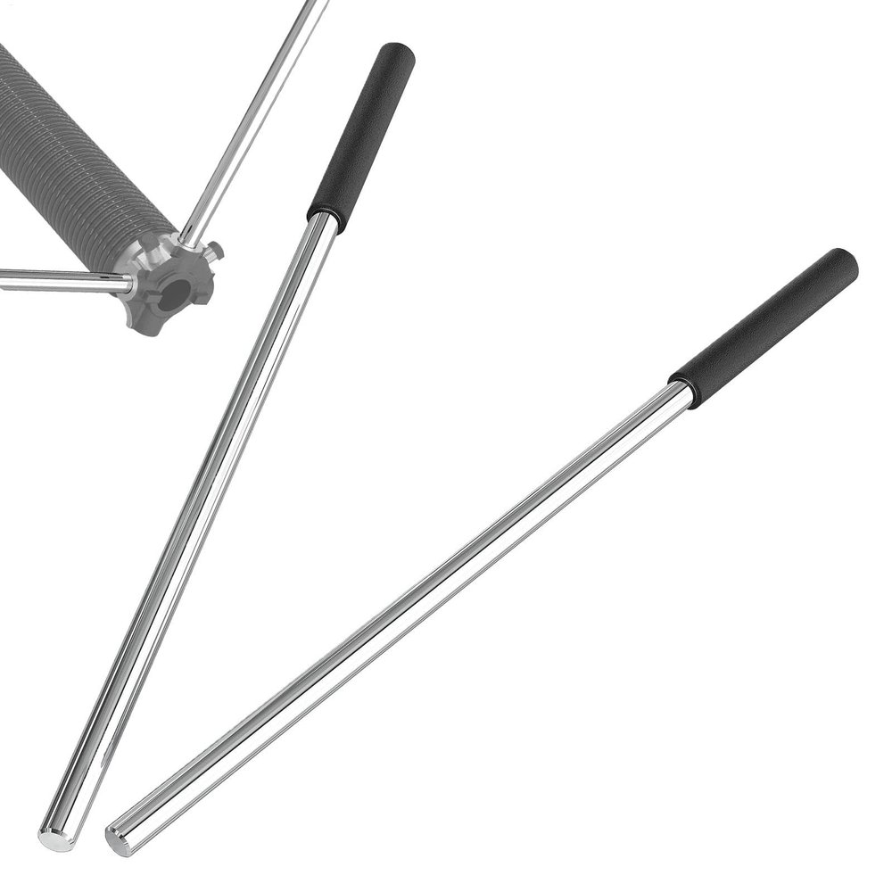 Garage Door Winding , Torsion Spring Rod, 17.2in/43.56cm 0.5in/1.27cm Compact Hardware Tool, Home Repair Accessory, Garage Maintenance Kit, Gift for Father Boyfriend 45# Steel