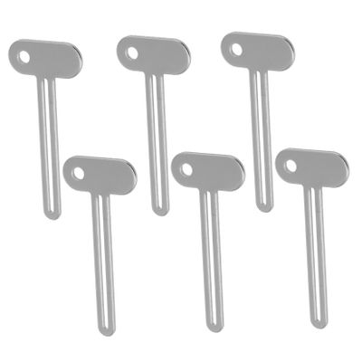 NAMOARLY Toothpaste for Household and Office Use 6pcs Metal Squeezer Rollers Made of Sturdy Aluminum Alloy Efficiently Squeezing Out Toothpaste and Cream Minimal Waste