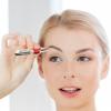 Tweezers With Light Portable Eyebrow Plucker Non-Slip Lighted Tweezers view 3