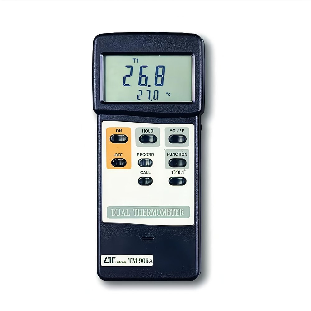 i-POOK THERMOMETER TM-906A with data logging 0.1 degree High Accuracy RS232 DUAL input Temperature Range: -50 to 1230 Accuracy: (0.75% + 1) made in Taiwan