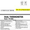 i-POOK THERMOMETER TM-906A with data logging 0.1 degree High Accuracy RS232 DUAL input Temperature Range: -50 to 1230 Accuracy: (0.75% + 1) made in Taiwan view 4
