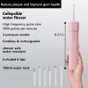 HUACO CARE Portable Water Flosser for Teeth, with Telescopic Water Tank,3 Modes & IPX7 Waterproof, Home & Travel (Pink) view 3