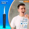 4 Electric Toothbrush Replacement Heads Compatible with Oral B Precise Bristles for Cleaning in Detail CliniCaps Pinpoint Double Protection Aseptic Pouch and Protective Cap view 3