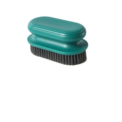 Soft Bristle Shoe Brush for Sneakers and Clothes | Cute Donut Design Scratch-Free Cleaning Brush | Multi-Purpose Household Shoe and Hat Brush (Green Board Brush)