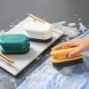 Soft Bristle Shoe Brush for Sneakers and Clothes | Cute Donut Design Scratch-Free Cleaning Brush | Multi-Purpose Household Shoe and Hat Brush (Green Board Brush) view 4
