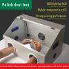 Dental Grinding Box Engraving Dust Collection Dust Box with LED Lighting & Transparent Window for Grinding/Engraving/Polishing/Drilling/Cutting view 2