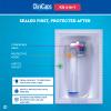 4 Electric Toothbrush Replacement Heads Compatible with Oral B CliniCaps Kit 1 AngleAct 1 CoreClean 1 Pinpoint 1 SoftSense Double Protection Aseptic Pouch and Protective Cap view 2