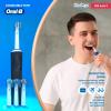 4 Electric Toothbrush Replacement Heads Compatible with Oral B CliniCaps Kit 1 AngleAct 1 CoreClean 1 Pinpoint 1 SoftSense Double Protection Aseptic Pouch and Protective Cap view 3