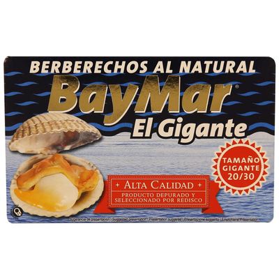 Baymar Cockles Natural The Giant Pack of 20/30 65 g Pack of 9