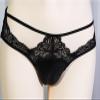 2 Pack Mens Lace Hiding Gaff Panties Sexy Camel Toe Shaping Underwear Panty Realistic Feminine Lingerie Briefs(Black,S) view 4