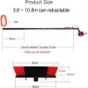 Water Fed Pole Kit - Extendable Telescopic Window Cleaning Poles with Water Fed Brush and Spray Washer for Outdoor and Solar Panel Cleaning view 2