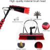 Water Fed Pole Kit - Extendable Telescopic Window Cleaning Poles with Water Fed Brush and Spray Washer for Outdoor and Solar Panel Cleaning view 3