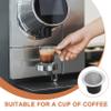 Agmoctz 50Sets Refillable Coffee Capsules Cup Disposable Coffee Capsules Packaging Cafe Supplies for Black view 2