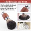 Bosiyrggrl 1Pcs Pure Hair Beard Brush Men's Shaving Brush with Wooden Handle Supply Various Hair Razors view 2