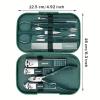 YQINQIN83B Nail Clippers Kit 12Pcs Colorful Stainless Steel Nail Scissors Manicure Tools Nail Clipper Set Pedicure Care Cuticle Nipper Travel Kit Nail Art Manicure Pedicure Kit(Purple) view 4