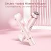 Dual-Head Hair Trimmer for Women,Rechargeable Ipx7 Waterproof Lady Body Shaver,Dual Head Shaver Women,2 in 1 Electric Lady Shaver for Women,epilator for Women for Underarms, Legs, Arms view 3