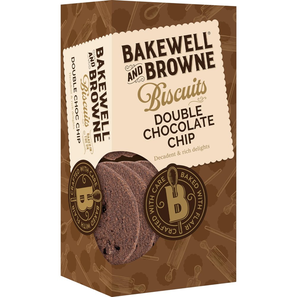 Bakewell and Browne Biscuits 150g (Double Chocolate Chip)
