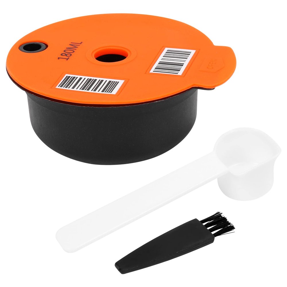 Agmoctz Reusable Coffee Capsules, Compatible with for -S Machines, Coffee Filter Refillable Coffee Pods 180Ml