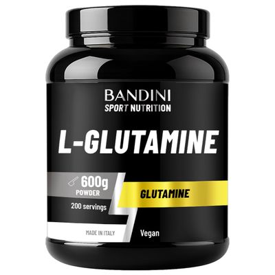 Bandini Pure L-Glutamine 600g Powder - Essential Amino Acid High Strength