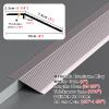 10 cm Width Threshold Reducer Strip, Anti-Trip Flooring Transition Strips, Wheelchair Accessible Edge Ramp, Wood to Carpet Metal Edge Protector (Color : Purple gold) view 2