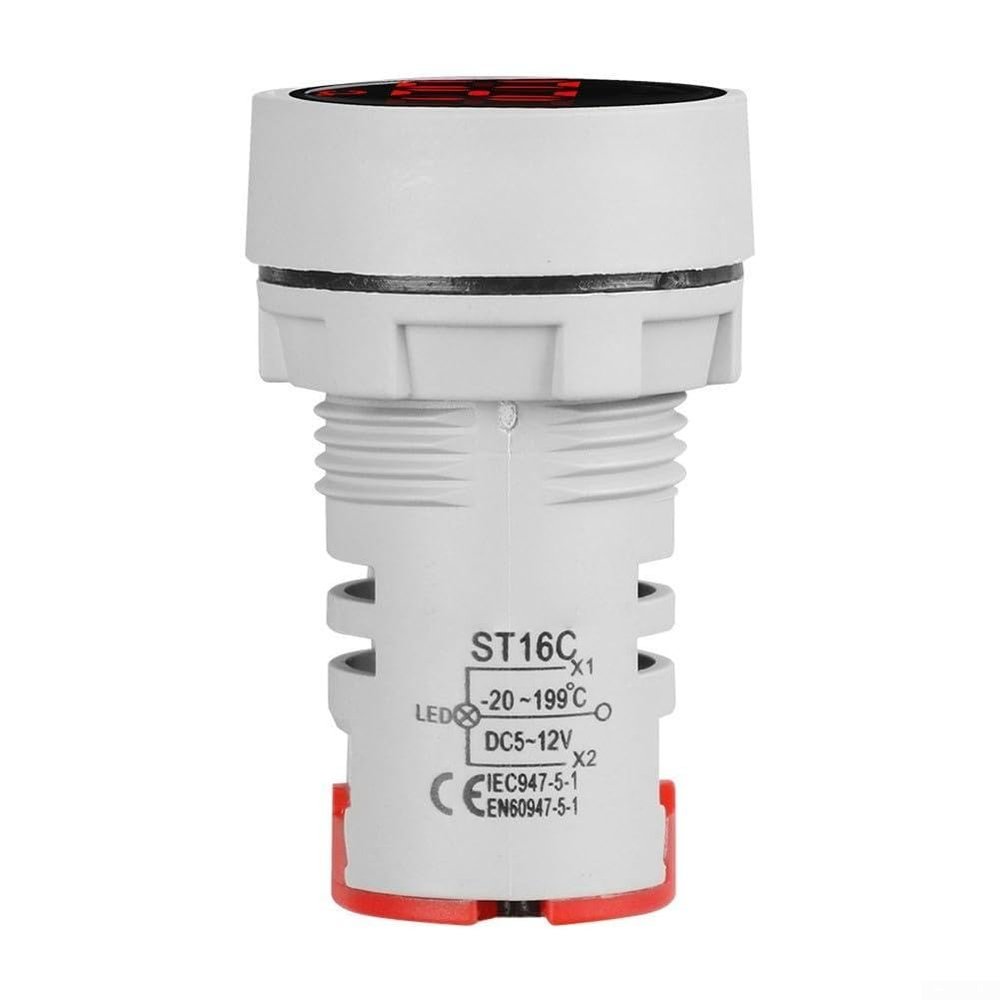 22mm for MINI Round Thermometer Designed for Easy Integration into for Instruments (DC5-12V)