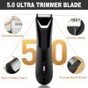 Amorka Replacement Blade for Manscaped The Lawn Mower 5.0 Ultra Trimmer Blades, Hygienic Snap-In Ceramic Blade with Metal Guard, Fit for Manscaped Lawn Mower 5.0 Ultra Replacement Blades - Pack of 2 view 3