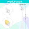 100 Pcs Nose Waxing Sticks Plastic Nasal Cleaning Applicators For Painless Nostril Ear And Eyebrow Hair Removal Nose Hair Wax Sticks Nose Wax Applicator Sticks For Nostrils Ears Face Cleaning view 2