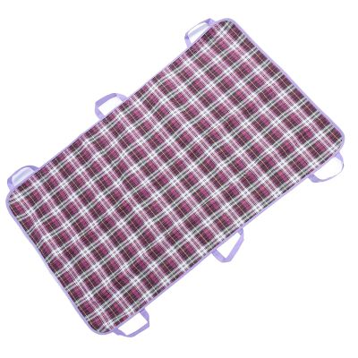 Syrisora Positioning Bed Pad with Handles,Reusable Patient Transfer Sheet for Turning Patient, Reusable Incontinence Patient Lift Bed Pad for Home Hospital (90 * 120CM)