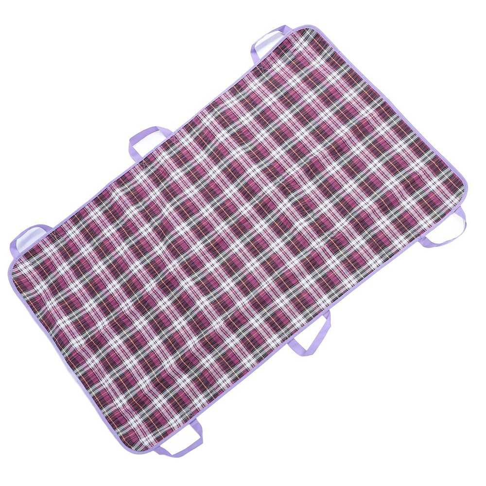 Syrisora Positioning Bed Pad with Handles,Reusable Patient Transfer Sheet for Turning Patient, Reusable Incontinence Patient Lift Bed Pad for Home Hospital (90 * 120CM)