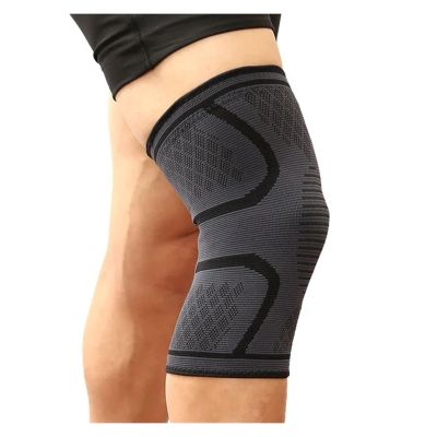 KJBDQQH Knee Support 1 Pair Sports Compression Sleeve Knee Pads Elastic Nylon Fitness Running Basketball Volleyball Knee Support Braces For Men And Women(Gray,S)