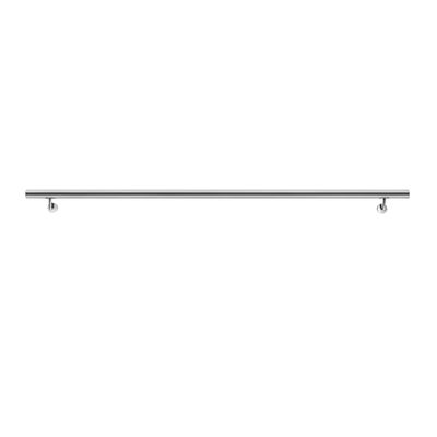 180cm 304 Stainless Steel Handrail for Stairs, Wall Mounted Stair Railing for Outdoor Indoor