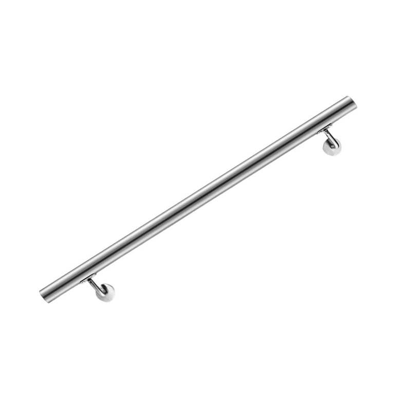 120cm 304 Stainless Steel Handrail for Stairs, Wall Mounted Stair Railing for Outdoor Indoor