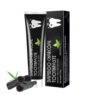 Bamboo Charcoal Toothpaste, Activated Bamboo Charcoal Whitening Toothpaste, Deep Clean White Toothpaste, Natural Toothpaste for Remove Tooth Stains Fresh Breath (1)