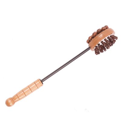 GIJMZY Back Scratcher Back Knock Massage Hammer Stress Fatigue Relief Handle Wood Scratcher Relaxing Massager Stick
