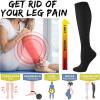 Compression Socks Men 2 pairs Varicose Veins Compression Socks Fit For Golf Rugby Running Hiking Sports For Anti Fatigue Driving Travel Flight Women Men Socks compression socks for nurses(White,L-XL) view 2