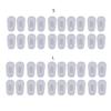 10 Pairs Air Bag Eyeglass Nose Pads Air Chamber Eyeglasses Nose Pads D-Shape Push-in Soft Silicone Nose Pads view 4